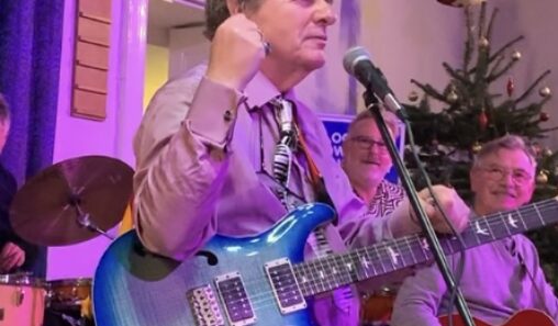 Frank Doubleday performing and fundraising for CTS in 2022